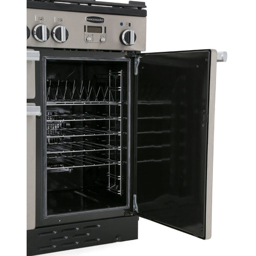 Rangemaster PROP100NGFSS/C - Stainless Steel 100cm Gas Range Cooker - Dual Oven - A+ Energy