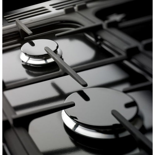 Rangemaster KCH100NGFBL/C - Black/Chrome Gas Range Cooker - 100cm - A+ Energy