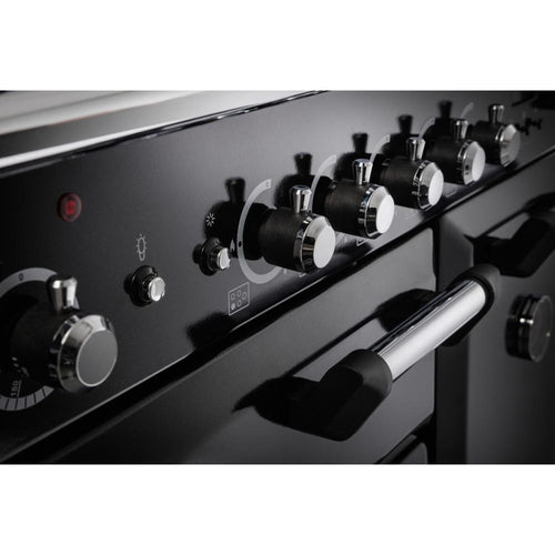 Rangemaster Classic CLA100NGFCY/C - Red/Chrome 100cm Range Cooker - Gas - A+ Rated