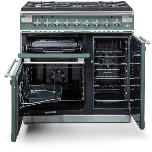 Rangemaster Elise ELS100EICB - Charcoal Black 100cm Range Cooker - Induction - A Rated