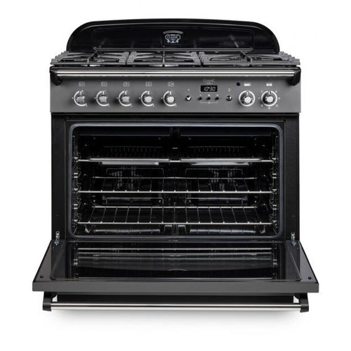Rangemaster Classic FX CLAS90FXDFFMG/C - Mineral Green Range Cooker - 90cm Dual Fuel - A Rated