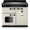 Rangemaster CL100EIPPCR/CM1 - Pale Cream/Chrome Range Cooker - 100cm Induction - A Rated