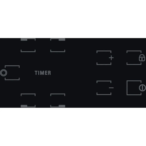 Hotpoint HR 612 C H - Black 4 Zone Electric Hob