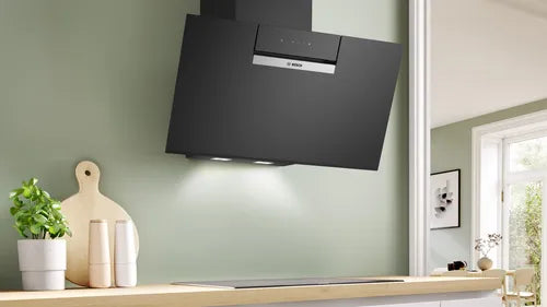 Bosch Series 4 DWK87FN60B - Black Chimney Extractor Hood - A+ energy
