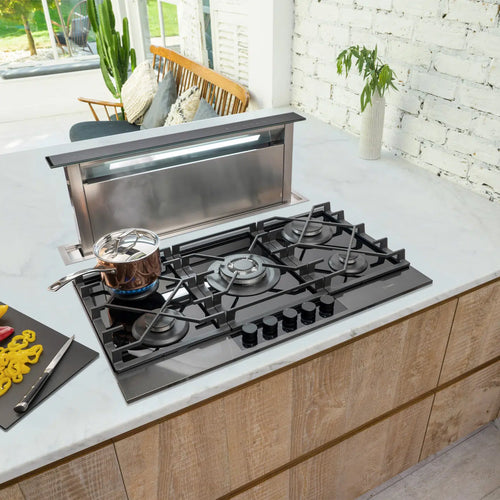 Caple C889G - Black 5 Zone Gas Hob