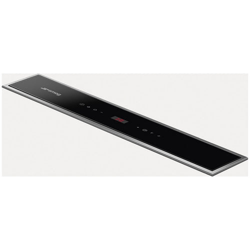 Smeg KDD60VXE-2 - Stainless Steel and Black Glass Downdraft Extractor - 570m³/h - B Energy Rated