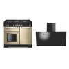 Rangemaster Kitchener KCH100NGFCR/C - Cream Gas Range Cooker - 100cm - A+ Energy