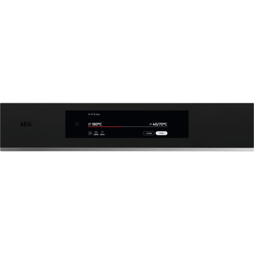 AEG TK9NK821T - Black Single Oven with Microwave - 44L Built-in