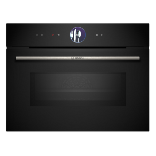 Bosch Series 8 CMG7361B1B - Black Electric Built-in Combination Microwave