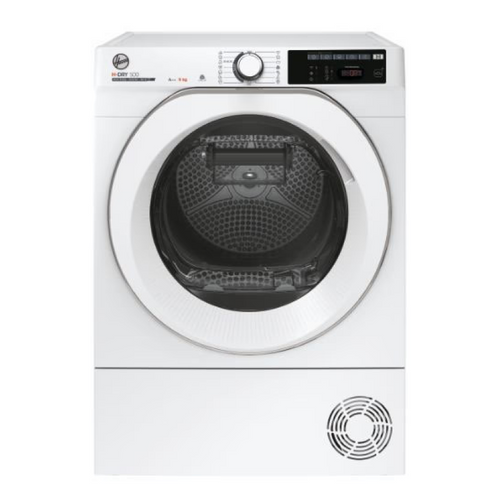 Hoover NDE H9A3TCE-80/N - Wi-Fi Connected White 9KG Heat Pump Condenser Dryer - C energy