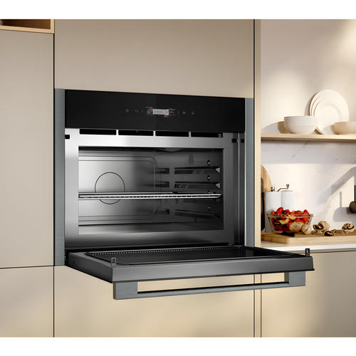 Neff C24GR3XG1B - 46cm - Built-in Compact Microwave Oven, Grey Graphite