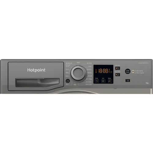 Hotpoint NSWF 946 GG UK - Graphite Freestanding 9KG Washing Machine - 1400 RPM - A energy