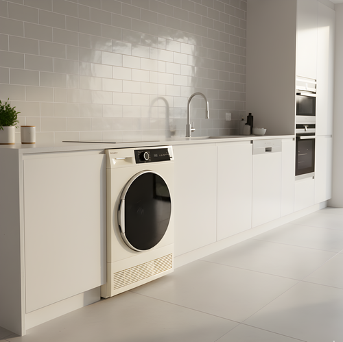 Montpellier MWM814BLC - Cream 8KG Washing Machine - 1400 RPM - A energy