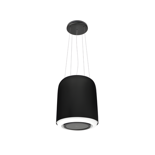 Caple VEL410 - Black / Copper / Gold Vela 41cm Island Cooker Hood - 456 m³/h - Recirculation Only