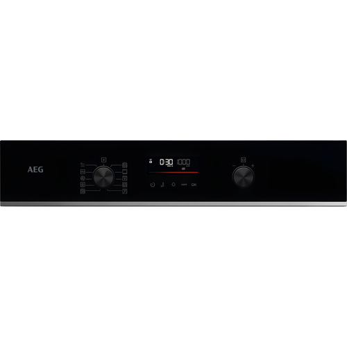 AEG TK6NK501B - Black Single Oven - 44L Compact Microwave Combination