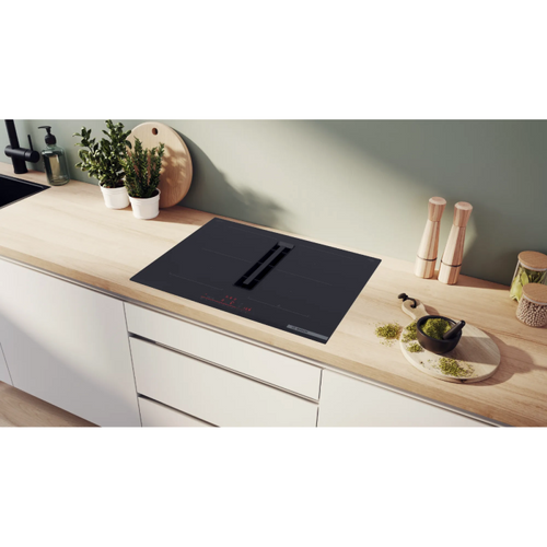Bosch Series 6 PVQ731H26E - Black 4 Zone Venting Hob - B energy